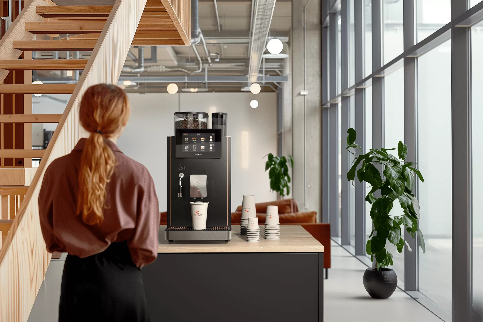 Rex‑Royal S1 an der Ausgabe